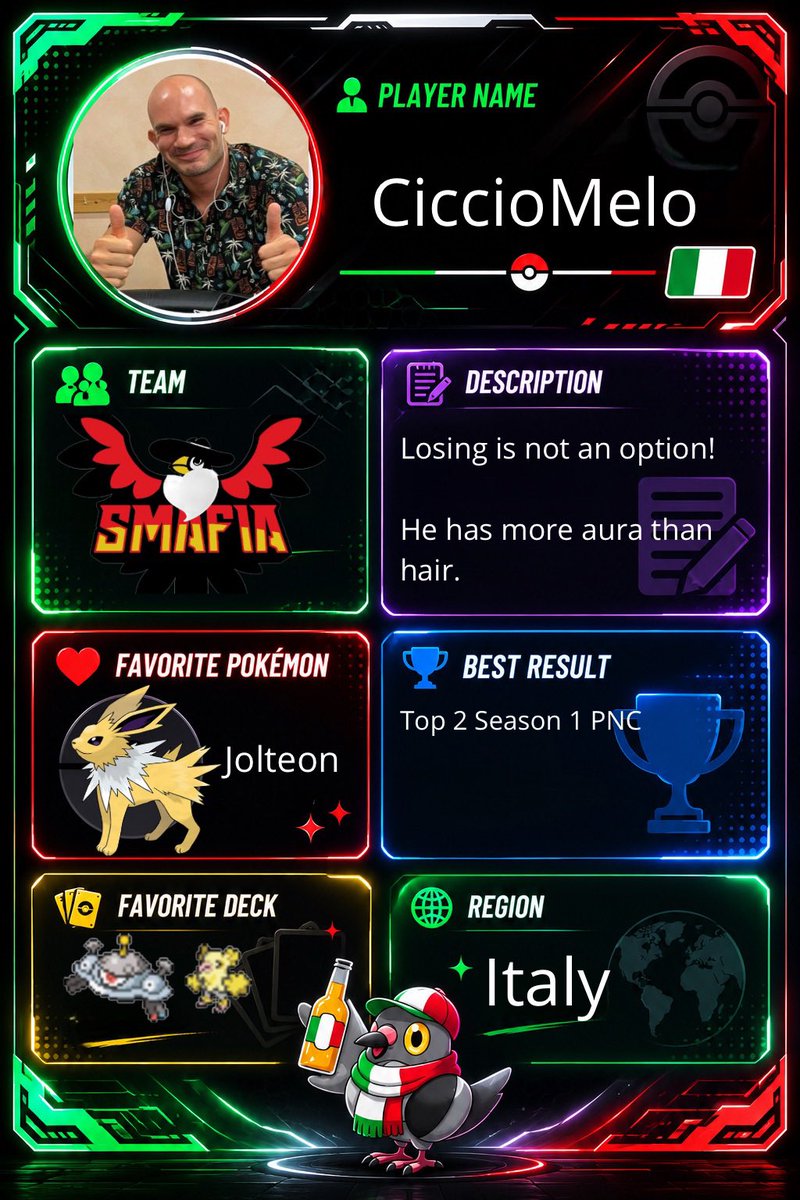 ItaSquadPOCKET's tweet photo. Player presentation
2/16
@Cicciomelo https://t.co/npNMmximwz