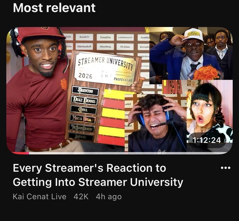 cat2075121's tweet photo. WE made it in kai’s thumbnail https://t.co/CfGAaFu3Qc