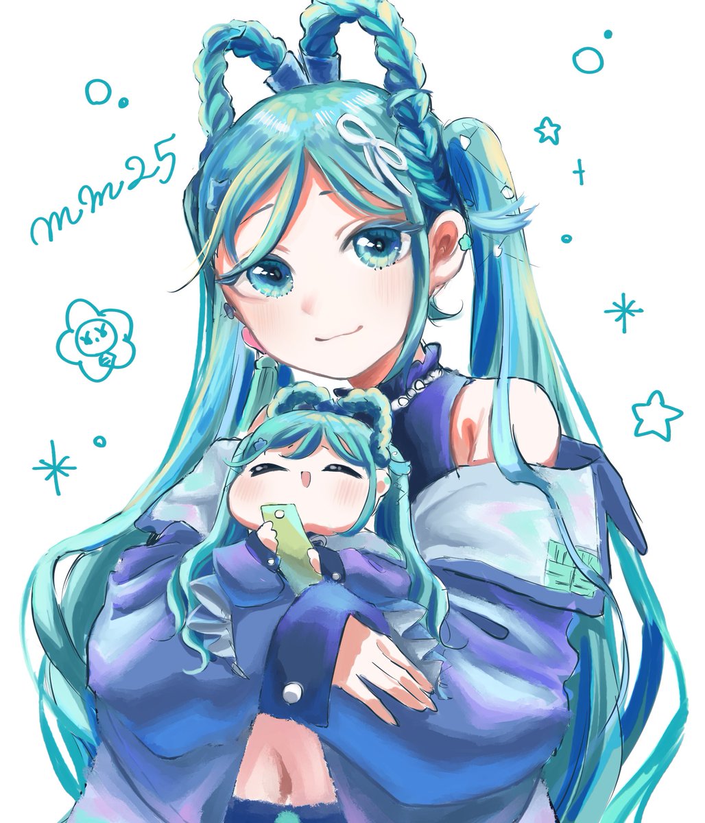 snowland_39's tweet photo. 織姫ちゃんとおりひめちゃん🌌
 #マジカルミライ2025 https://t.co/KdpXKiTtR8