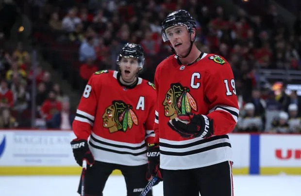 FourFeathersPod's tweet photo. #OTD in 2014, the Chicago #Blackhawks signed both Patrick Kane and Jonathan Toews to matching eight-year, $84 million contract extensions. 

Absolute LEGENDS. https://t.co/eRYAeSFIJF