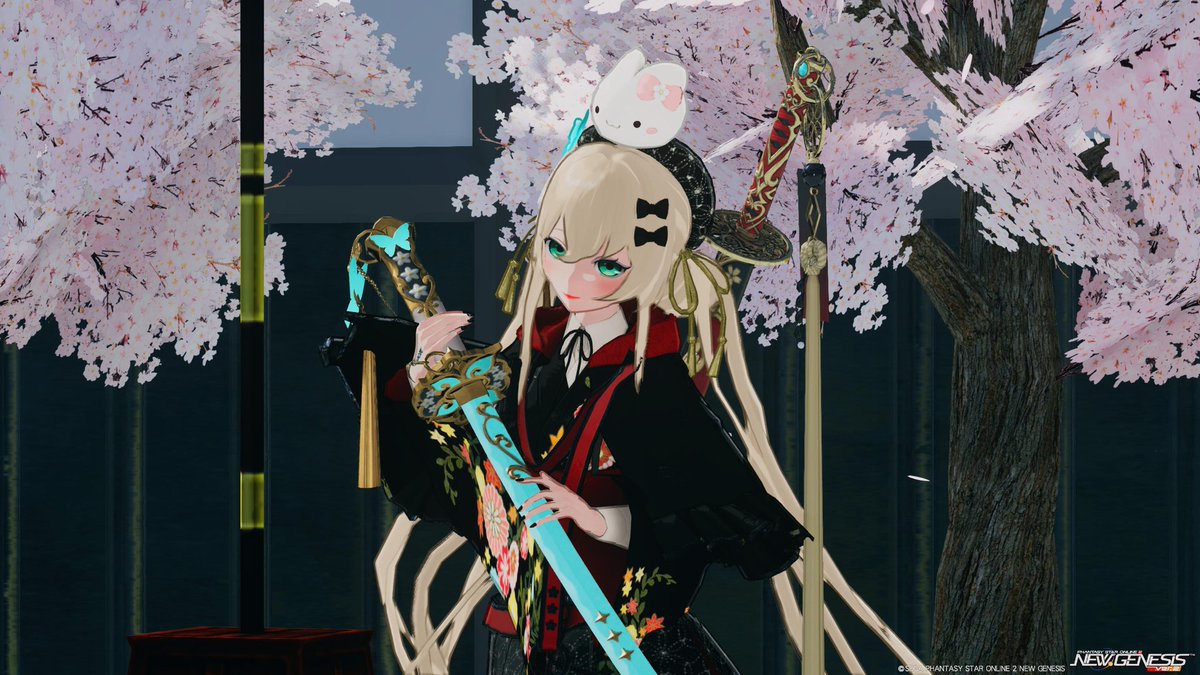 Rvr42Eye's tweet photo. #メンテの日じゃないけどＳＳを貼る #神威なつき　#キキョウレイショウ　#NGS 
神威なつき先生デザインのきゃわわな和コーデ『キキョウレイショウ』揃った♪「だいふくうさぎ」ちゃんカワヨ♥黒も良きかな☆ミ https://t.co/Yb3MqrneZc