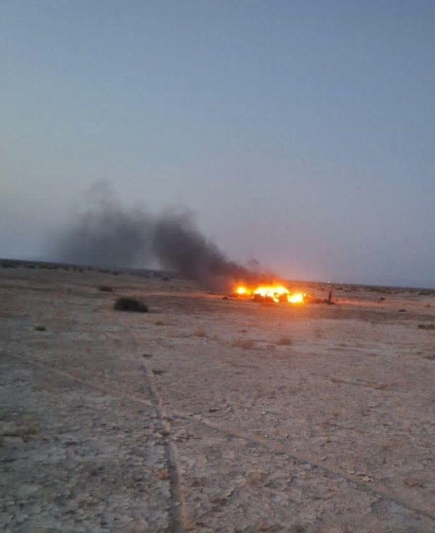 MenchOsint's tweet photo. The $34 million US Air Force MQ-9 Reaper Drone shot down this morning. https://t.co/WbRt5Co1rm