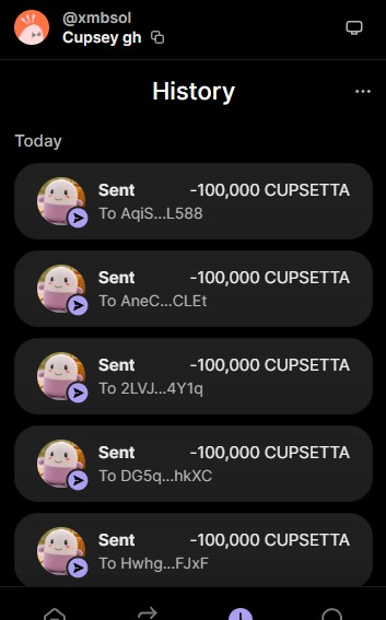 CupsettaSol's tweet photo. Just airdropped a bunch of tokens to top 30 $CUPSEY holders

My boyfriend is also holding some of our tokens :)

Love you Cupsey

9kFcxV4s75ctSAjX6NLfcmPx1vuJom22RVrSGSitpump https://t.co/3p20uCNQoE