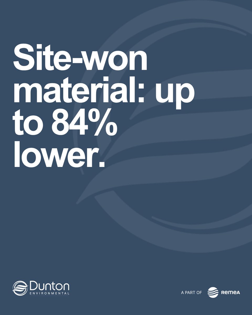 duntonremeauk's tweet photo. One of the simplest ways to reduce Scope 3 emissions?
Reuse material already on-site.

Up to 84% lower embodied carbon than virgin material. ♻️ https://t.co/2nkFnY4g2N