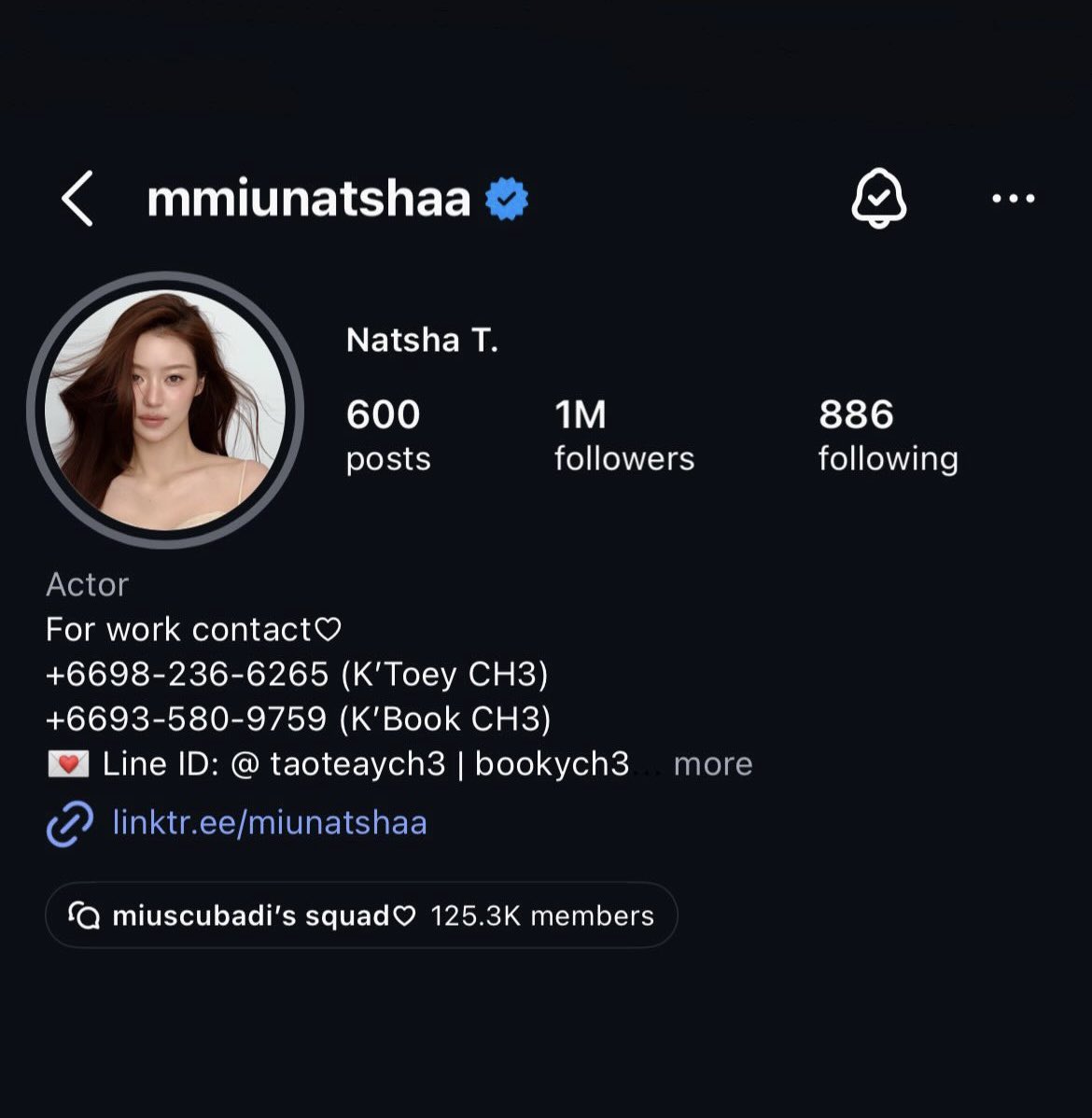 blake_kye's tweet photo. 1 Million Baby! 🥳 
#MiuNatsha #หมิวณัชชา https://t.co/h7Zcupo4yL