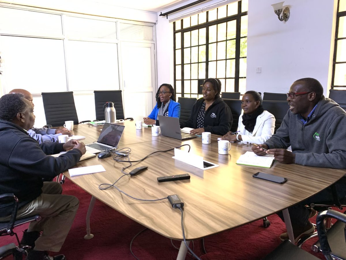 haprok_kenya's tweet photo. @haprok_kenya held a consultative meeting with the Kenya Flower Council (KFC) and @CropLifeKenya to explore collaboration on strengthening collection systems and environmentally sound management of hazardous packaging waste in the horticultural sector.

 #HAPROK #CircularEconomy https://t.co/ljm1FV8fPG