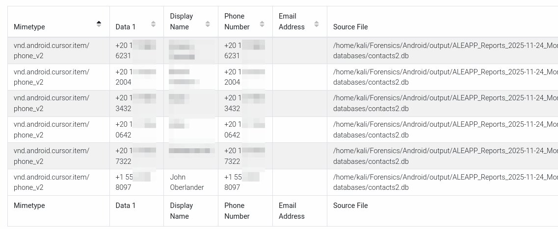 co11ateral's tweet photo. Mobile Forensics - ALEAPP for Android Investigations

Mobile forensics is a deeply powerful tool when investigating crimes. A single smartphone can hold evidence that helps reconstruct what happened. Tools like ALEAPP can parse all of that data into meaningful and structured reports.

In this article we performed a logical extraction, processed artifacts with ALEAPP and correlated recent activity to reconstruct a timeline that identifies persons of interest and next steps for investigators

https://t.co/ps9veA9Huo

@three_cube @_aircorridor
