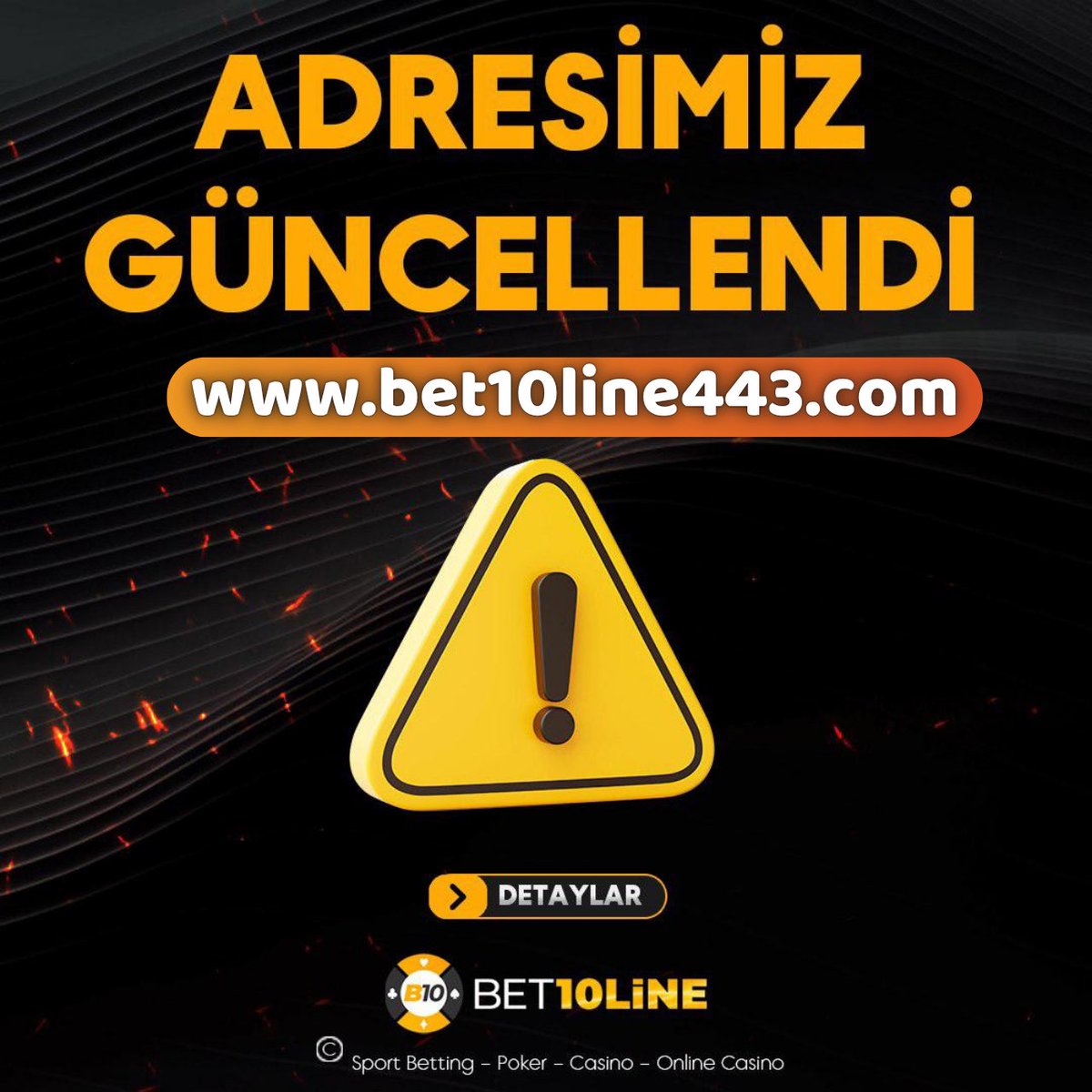 Bet10LineSocial's tweet photo. https://t.co/62BUUdLOCH
Adresimiz Güncellenmiştir ✅

Uygulama ⬇���
https://t.co/I05qSEZpDN

Güncel Adres ⬇️
https://t.co/ZbVjzzvIg9 

⭐⭐⭐ https://t.co/qsInPLgCmZ