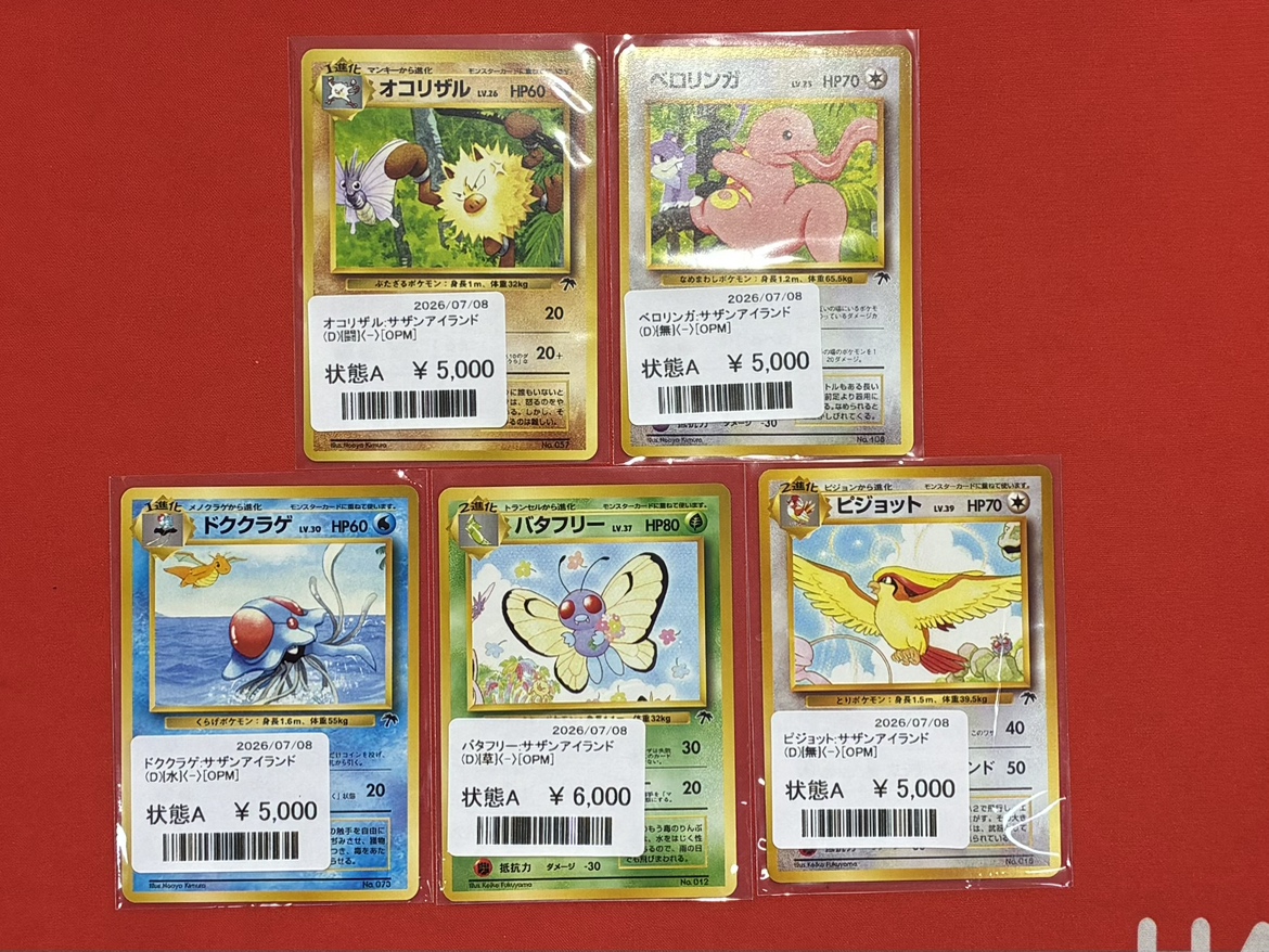 商品情報】 ショーケースにて‼️ サザンアイランドのポケモン達が 沢山