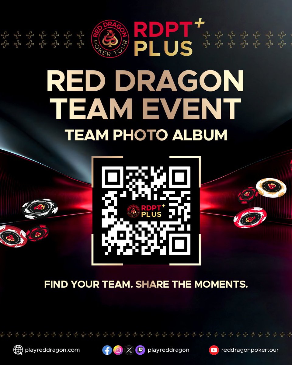 playreddragon's tweet photo. 📸 The official Red Dragon Team Event photo album is now available.
Find your team, download your favorite photos, and don't forget to tag @playreddragon when you share them. ❤️
👉https://t.co/IDiakOo9EP
#playreddragon #reddragonpokertour #rdptjeju2026 #RDPT #rdptplus #teamevent https://t.co/XR9XpnPUm7