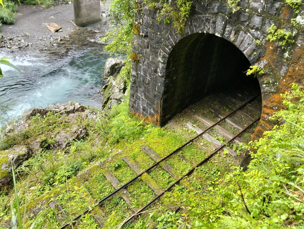 noto_UDON's tweet photo. 魚梁瀬森林鉄道の遺構巡り https://t.co/EPCcsFvFRx