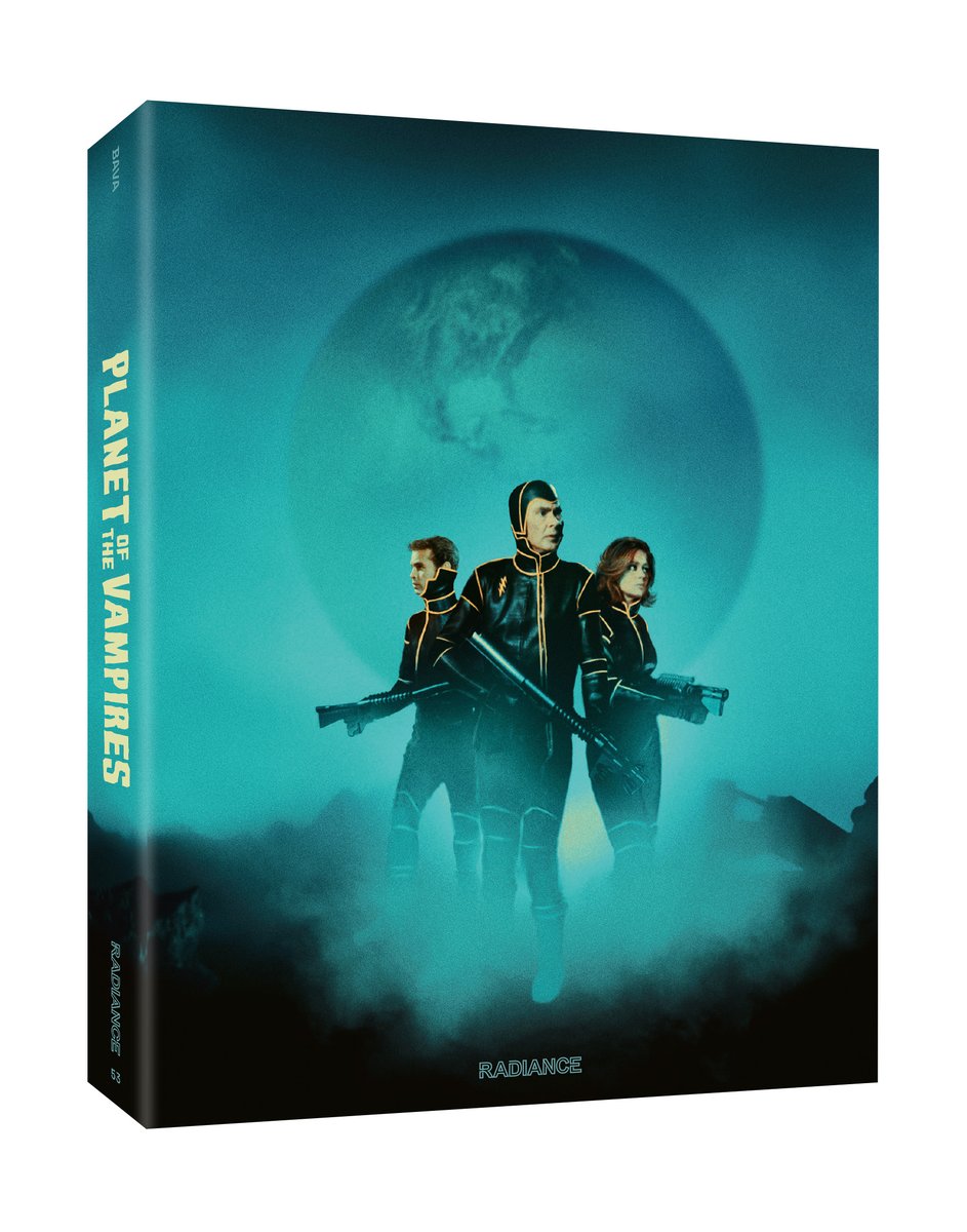 FilmsRadiance's tweet photo. UK/US: Presented on UHD, the earlier Radiance release of Mario Bava’s extravagant and influential sci-fi horror hybrid PLANET OF THE VAMPIRES.

With all the same features as the original LE, including various alternate versions of the film and a reprint of the 80-page book. https://t.co/twm75UQQIA