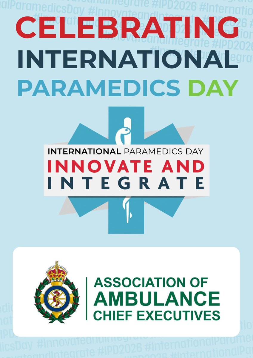 AACE_org's tweet photo. Today is #InternationalParamedicsDay, and AACE are celebrating the passion, courage and dedication of #paramedics and first responders everywhere.

From life‑threatening emergencies to quiet acts of reassurance, the difference they make every single day is profound.🙏💚

#IPD2026 https://t.co/rnLpnoGLMZ