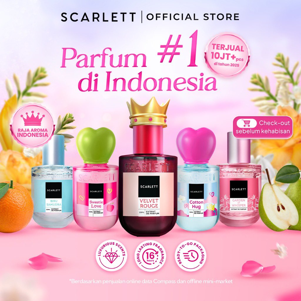 Rdira_'s tweet photo. wts wts parfum scarlett 45RIBU‼️
ready varian
- Cotton Hug
- Velvet Rouge
- Garden Whisper

Checkout disini yaaaa

https://t.co/h45B4aETDw https://t.co/7o1BlDvpxE