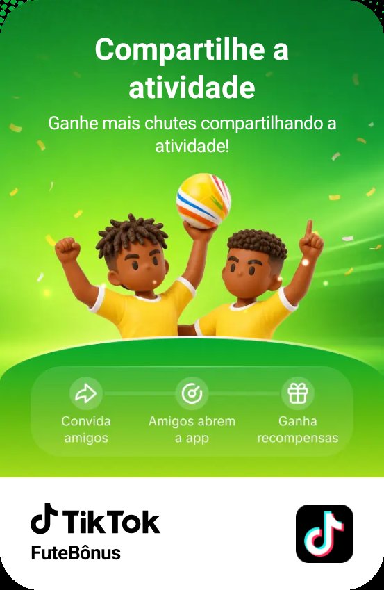 devleonardweb3's tweet photo. Vem comigo no TikTok! Jogue FuteBônus e ganhe R$ 111 em recompensas! https://t.co/kCfWwKXnA7 https://t.co/yw5gylz69v