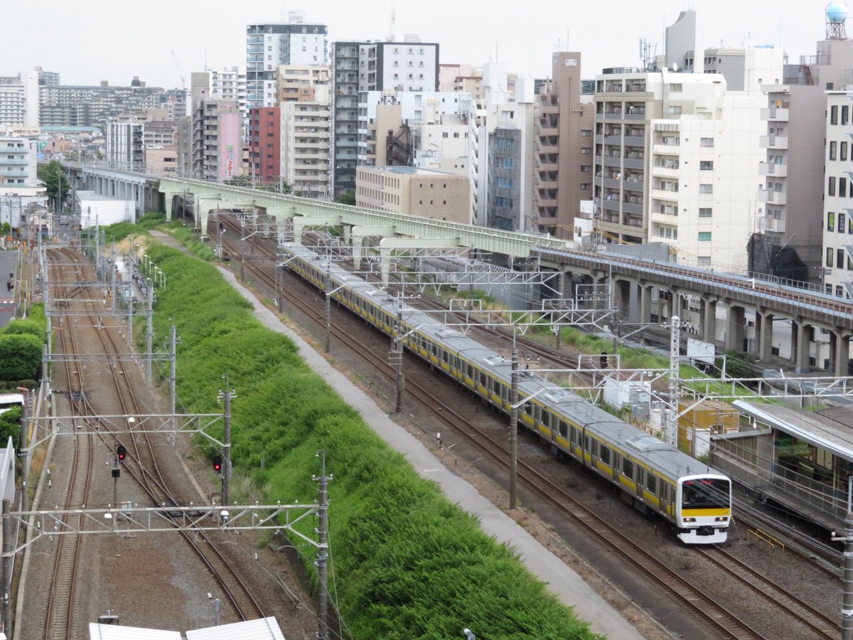 tobu1819's tweet photo. E235系0番代の総武快速線試運転で盛り上がってるけど、
E231系500番代の試運転からもう10年か。 https://t.co/qmNoPbTv38