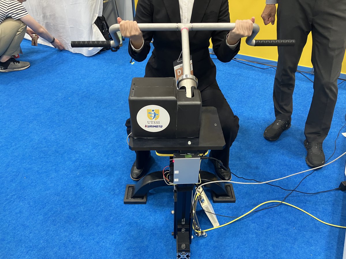 SPORTEC2026 の東京大学のブースに、 クリモトの「MRF（磁気粘性流体