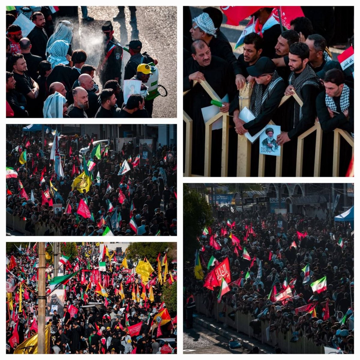 shiyar143's tweet photo. سیل جمعیت عراقی‌ها در تشییع پیکر رهبر شهید انقلاب، در نجف اشرف... 
#باید_برخاست
#وداع_علویان https://t.co/JfktImb5UF