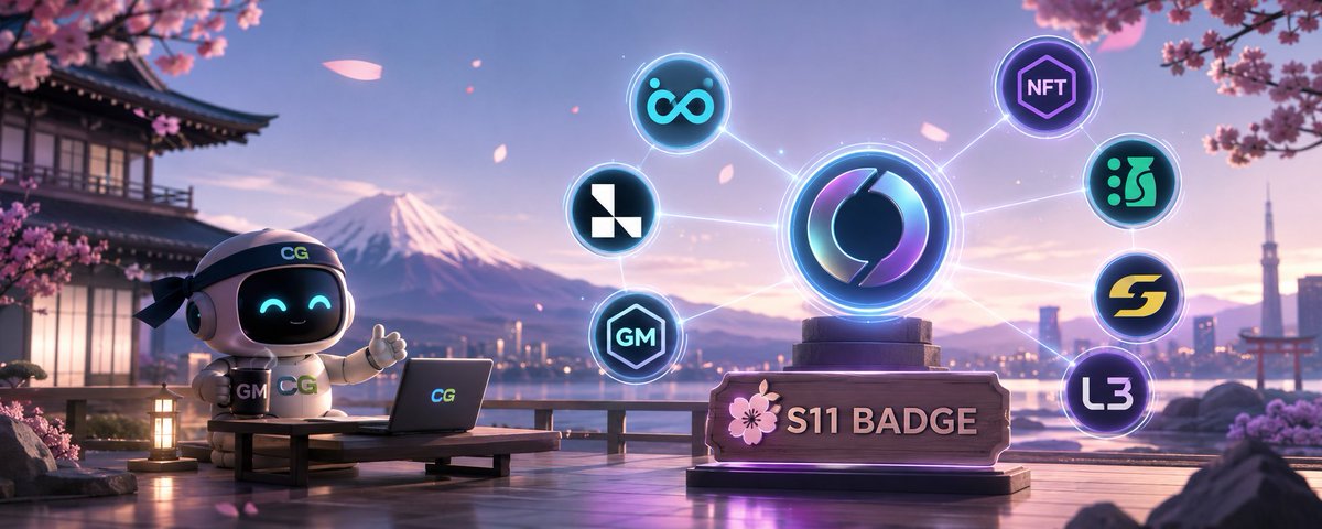 chaingreets's tweet photo. 👋 Wednesday GM on @soneium 💿

Live now S11 Badge mint 👇
https://t.co/Fi7YEmWAqr

Soneium's dedicated page on Chaingreets :
https://t.co/UYWz6bNELj

Keep improving your S12 score with:
• ChainGreets 5-in-1 daily (GM/GN + deploy)
• @Infinitynamecom : register .cd name
• @sweep_haus : mint NFTs
• @sakefinance : lend/borrow
• @layer3 campaign 👇 https://t.co/EZ1VbRQ4sB

Drop your GM in replies 👇  
What’s your current Soneium Score or favorite campaign?

Who’s grinding S12 + minting S11 badge this week? Let’s push it!