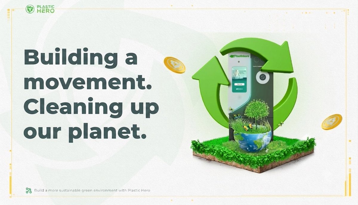 plasticherokor's tweet photo. Plastic lasts for centuries. Your choice to change lasts forever. 🌍 #Plastichero isn’t just a project—it’s a frontline defense against plastic pollution. We are building something bigger, and the ripple effect starts right here. Welcome to the #plasticfree revolution. ✊♻️ #DePIN #ReFi $PTH
https://t.co/o4ib4FVCtD
https://t.co/887e8hTzvI