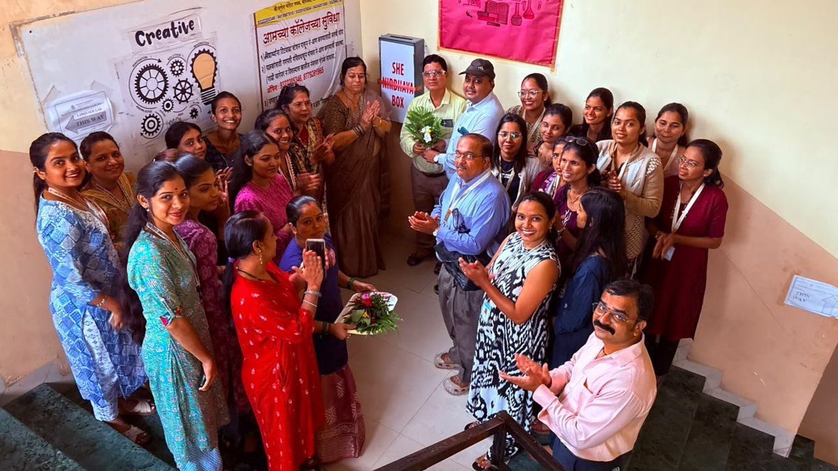 DMCETTitwala's tweet photo. On 7th July, our college organized a Tree Plantation Drive, an Anti-Drugs Awareness Rally, and the inauguration of the Nirbhaya Box.
We were honored by the presence of Chairperson Dr. Rajshree Asre, Director Dr. Madhukar Asre, and Principal Dr. Viddutlata Mohite. https://t.co/aQYfZSCyk6