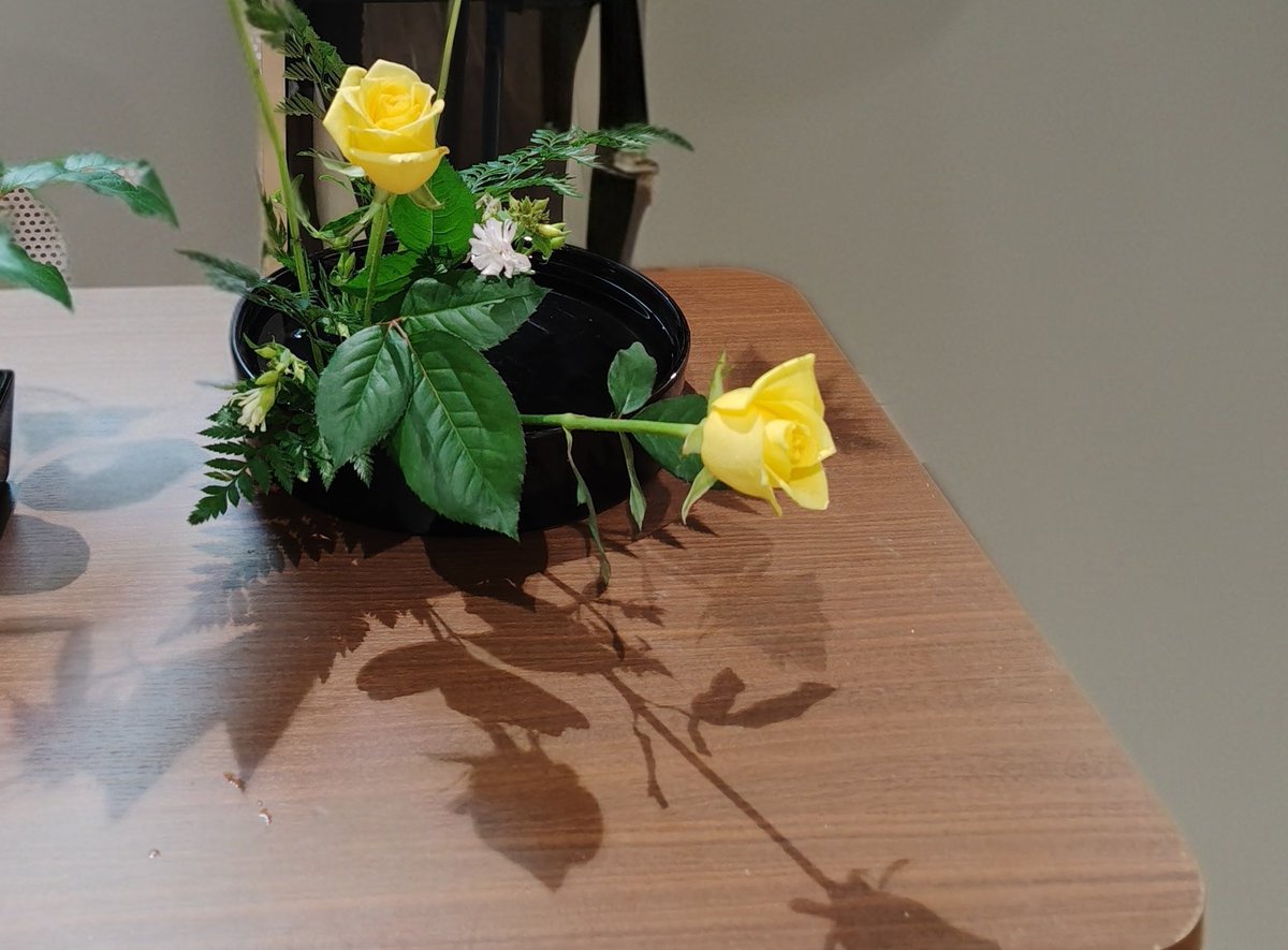 tadaseiryo's tweet photo. お疲れ様です。
月1華道部1学期ラストです。
卒業アルバム撮影で賑やかでした😊 https://t.co/NhHUoITfxf