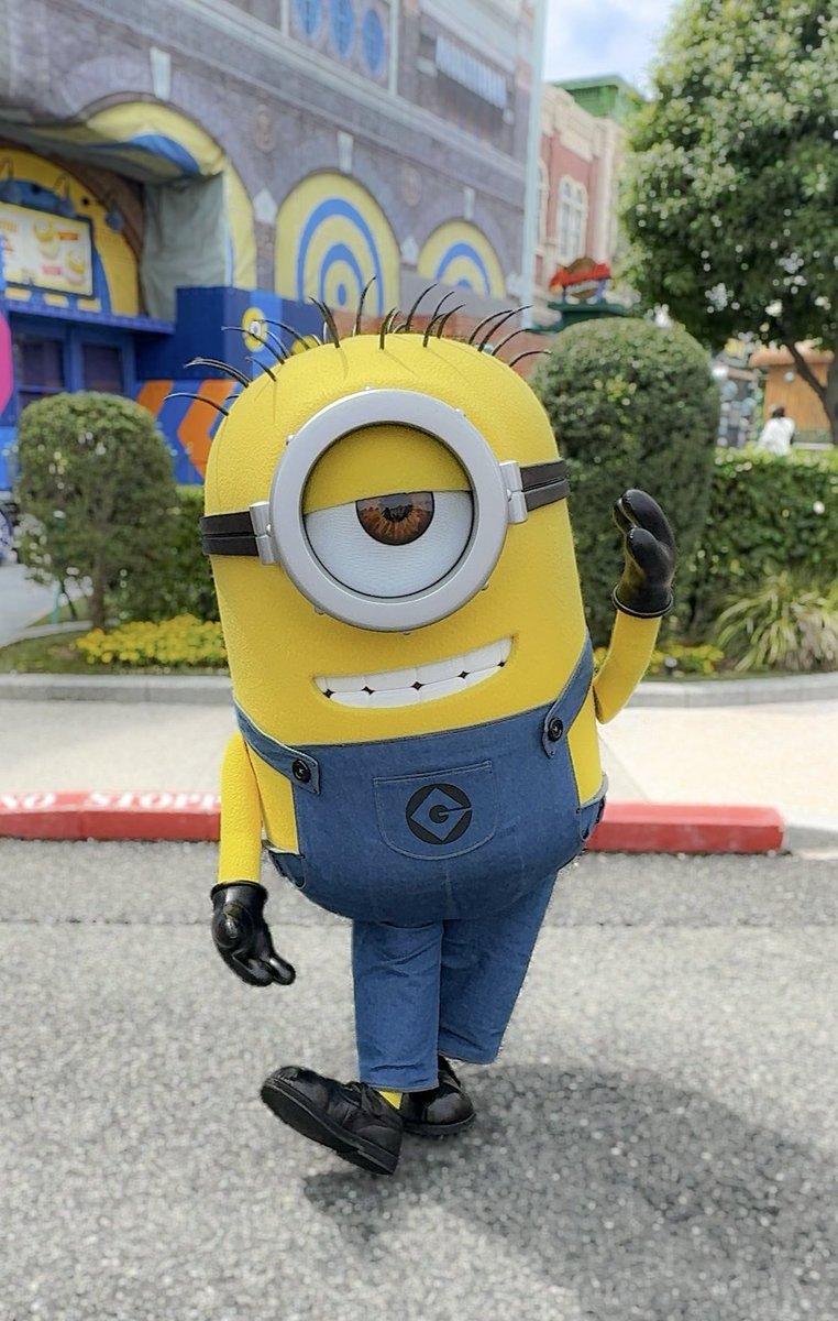 usj_miwa1109's tweet photo. 今回もカールはいい顔してくれるね😂
#USJ #USJファン #ユニバ #DiscoverU
#minion #ミニオン #ミニオンパーク https://t.co/qgfw3A3aF9
