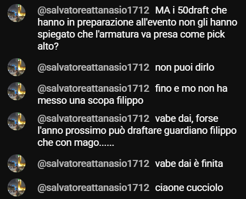 AleBerganton3's tweet photo. @Mengu09 @SalvAtta19 @A_AdeptoTerra E invece, è proprio lui. @ParatusOmnia7 prendere e portare a casa i commenti dei pro player, che magari finalmente una partita la vinci una volta! https://t.co/rknXqokoFb