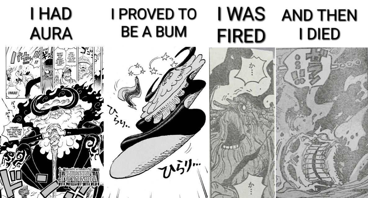 Kirai_Zeph's tweet photo. #OnePiece1188 #OPSpoiler #SpoilerForLucy
Imu had every right to fire Saturn. This bum was weak af 😭👌 https://t.co/DqwOq4kyYP