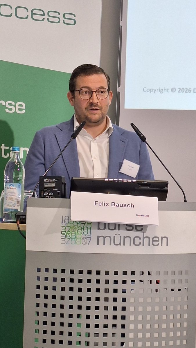 4investors's tweet photo. Weiter geht es auf der m:access Analystenkonferenz mit der #Darwin AG und Felix Bausch, Chief Investment Officer des Unternehmens. Zum #Aktien Snapshot: https://t.co/8sWpfeolOZ #4investors #maccess https://t.co/OsDw6ZGDrm