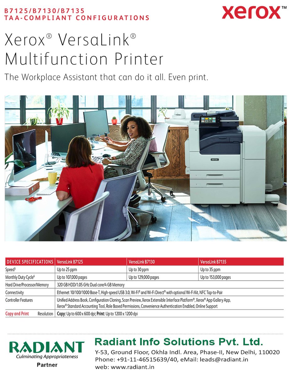 Radiant_in's tweet photo. ๐จ๏ธ Upgrade Your Workplace with Xerox VersaLink Multifunction Printers!
Learn more: https://t.co/b5zk5AKvZ0
๐ https://t.co/E19loKbSQw
๐ง leads@radiant.in
๐ +91-11-46515639/40
#Xerox #VersaLink #MultifunctionPrinter #BusinessSolutions #DocumentManagement #Radiantinfosolution https://t.co/I44ehkqz0b
