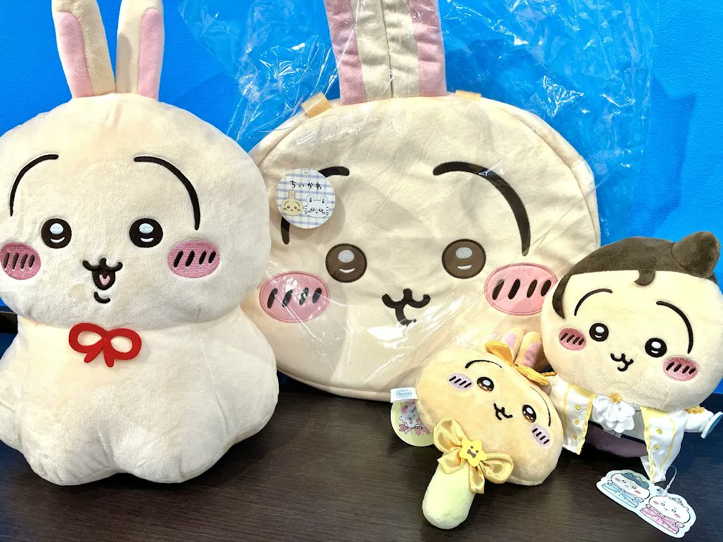 lashin_isesaki's tweet photo. 【らしんばんスマーク伊勢崎店/入荷情報】

大人気 #ちいかわ の #うさぎ グッズ入荷🐰❣️
🔽店頭・オンラインにて販売中🔽
https://t.co/WqCKWdnXvs

その他たくさんのちいかわグッズ
ご用意してお待ちしております😌✨
#スマーク伊勢崎 #らしんばん https://t.co/TBFONy0F6s