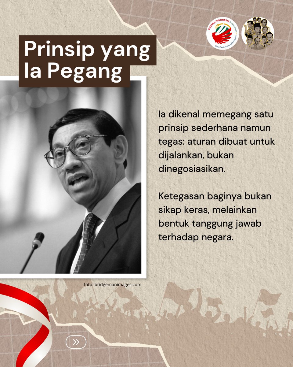 JeniusBangsa's tweet photo. Siapa bilang berjuang bagi negeri hanya pada saat kemerdekaan saja? Sosok menteri keuangan tahun 90an ini, mungkin tidak terlalu populer sekarang, namun teladan, etos kerja dan pemikirannya patut dijadikan contoh bagi kita. https://t.co/qVfUJX2Bj9