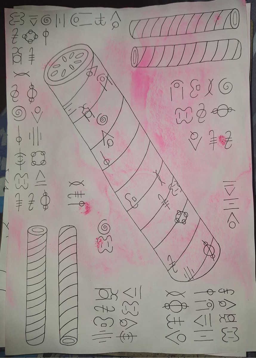 theartoflorcan's tweet photo. WIP - Cylinders.
#art #drawing #illustration #sketch #lines #ink #object #item #artefact #candy #sweets #candinomicon #lovecraftian #occult #symbols #weird #strange #creepy #horror #irishartist #irishart #dublinartist #wip #workinprogress #unfinished #notfinished #lorcancassidy https://t.co/KPxmtsK7iE
