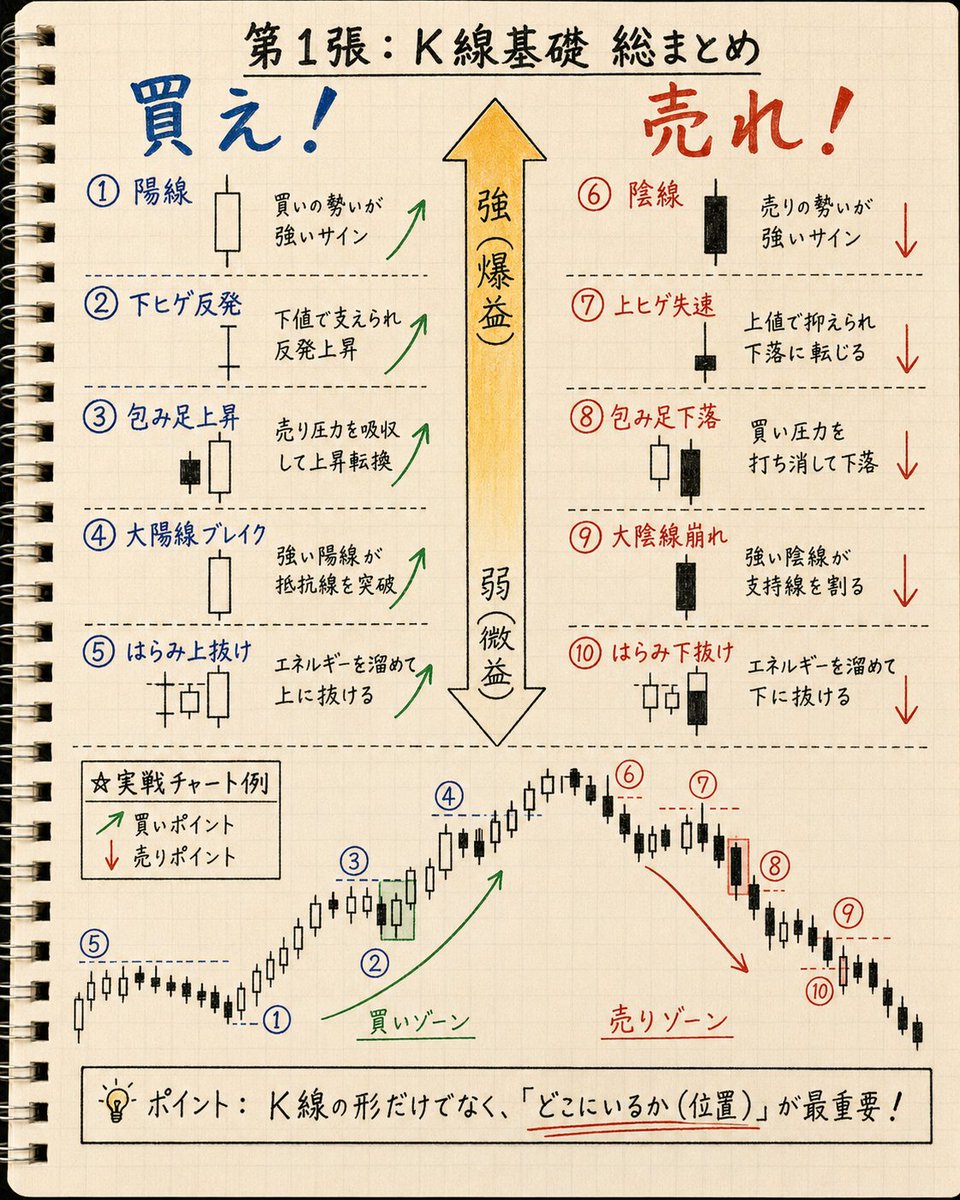 Konsuki46's tweet photo. 娘に株を教えた初日。
最初に教えたのは、
「どの銘柄を買うか」ではなく、
「お金にも働いてもらう」という考え方。
K線の形を覚える前に、
大切なのは投資家心理を読むこと。
買う理由。
売る理由。
待つ理由。
投資はテクニックより先に、
一生使える考え方を身につけること。 https://t.co/Jo4eLNlUN3