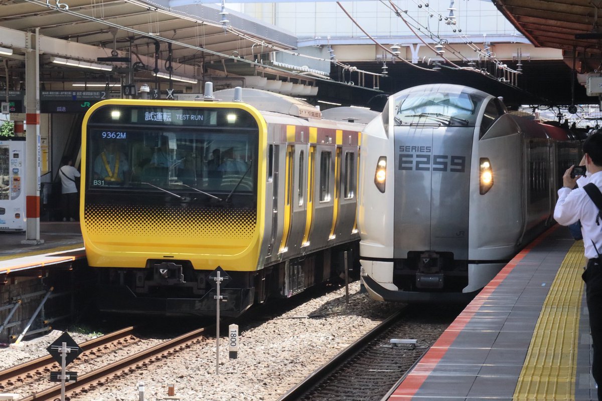 KYZ_train's tweet photo. 2026-07-08 ❷

試9362M 性能確認試運転
E235系0番台ミツB31編成

撮影場所:津田沼·両国 https://t.co/HqFhDcp0Mu