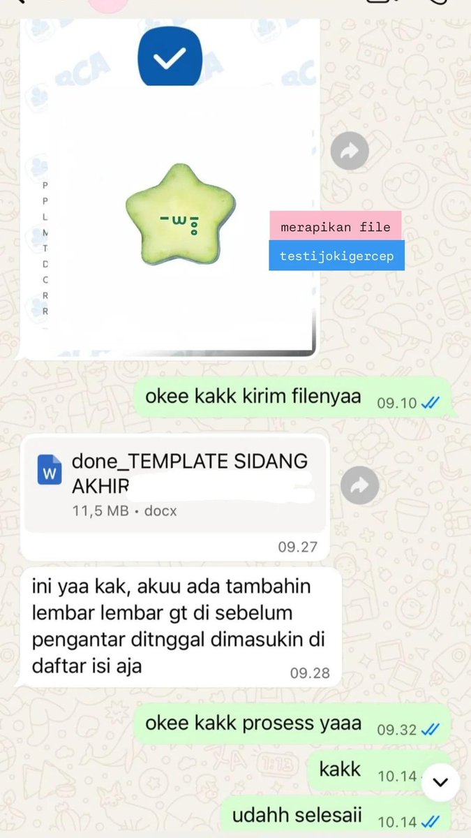 menghantaam's tweet photo. 118. laporan pkl ✅
119. merapikan file ✅
120. merapikan format proposal✅
121. powerpoint✅
#zonaauang #zonajajan #joki https://t.co/6hkAajafsP