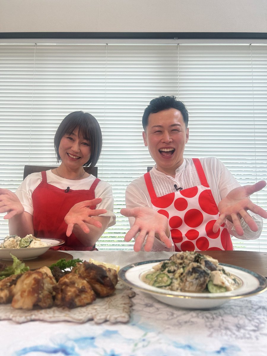 Tsuyamanaoko's tweet photo. 7/8(水)18:15～ 
#yab「 #Jチャンやまぐち」
“知っちょこ”

梅雨が明けました！
本格的な夏の到来です！！

この時期、キッチンに立つのは暑くて辛い😭

…というわけで、火を使わず簡単に唐揚げを作っちゃいます！

食べ応えも栄養も大満足の手間なし料理で夏を乗り切りましょう！

 #けんちゃん先生 https://t.co/m64nSHirl6