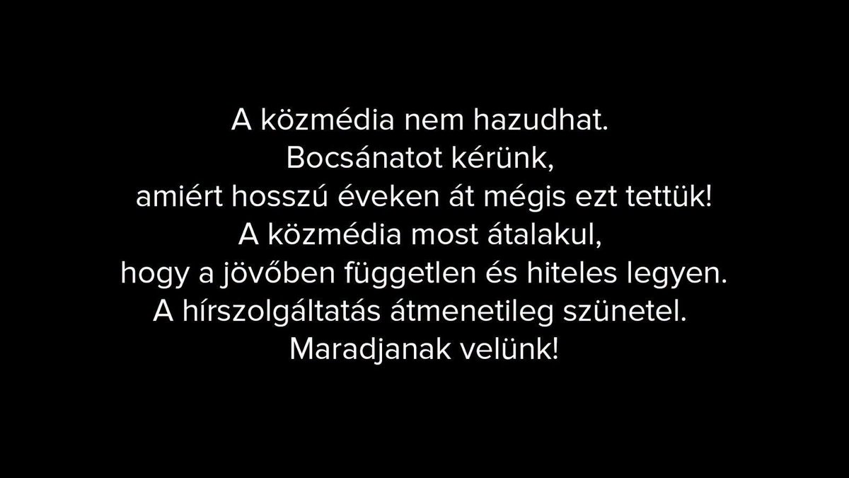 stpatrik08's tweet photo. Én is azok közé tartozok, aki nem néz TV-t, de tegnap este én is bekapcsoltam, hogy lássam a saját szememmel. https://t.co/97Y1I12wuE