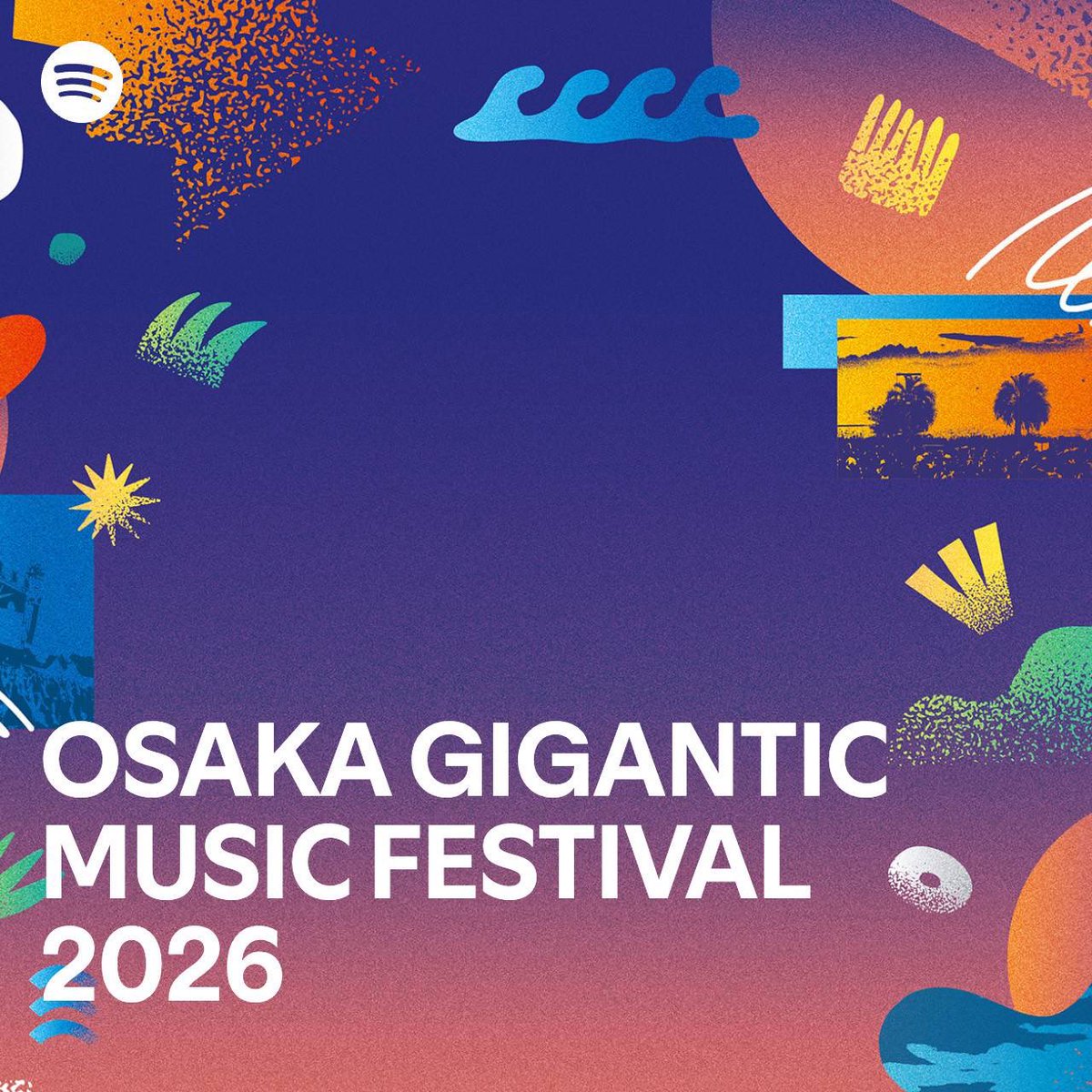 giga_osaka's tweet photo. #ジャイガ プレイリスト公開‼️🎧

#Spotify で
OSAKA GIGANTIC MUSIC FESTIVAL 2026
プレイリストを公開中です！🎶

ジャイガの予習にうってつけ！！
たくさん聴いて当日も楽しみましょう🔥

https://t.co/8IZBmFqhoh

@SpotifyJP #GIGA #GIGA2026 #GIGA10TH https://t.co/XOMcsVd2jw