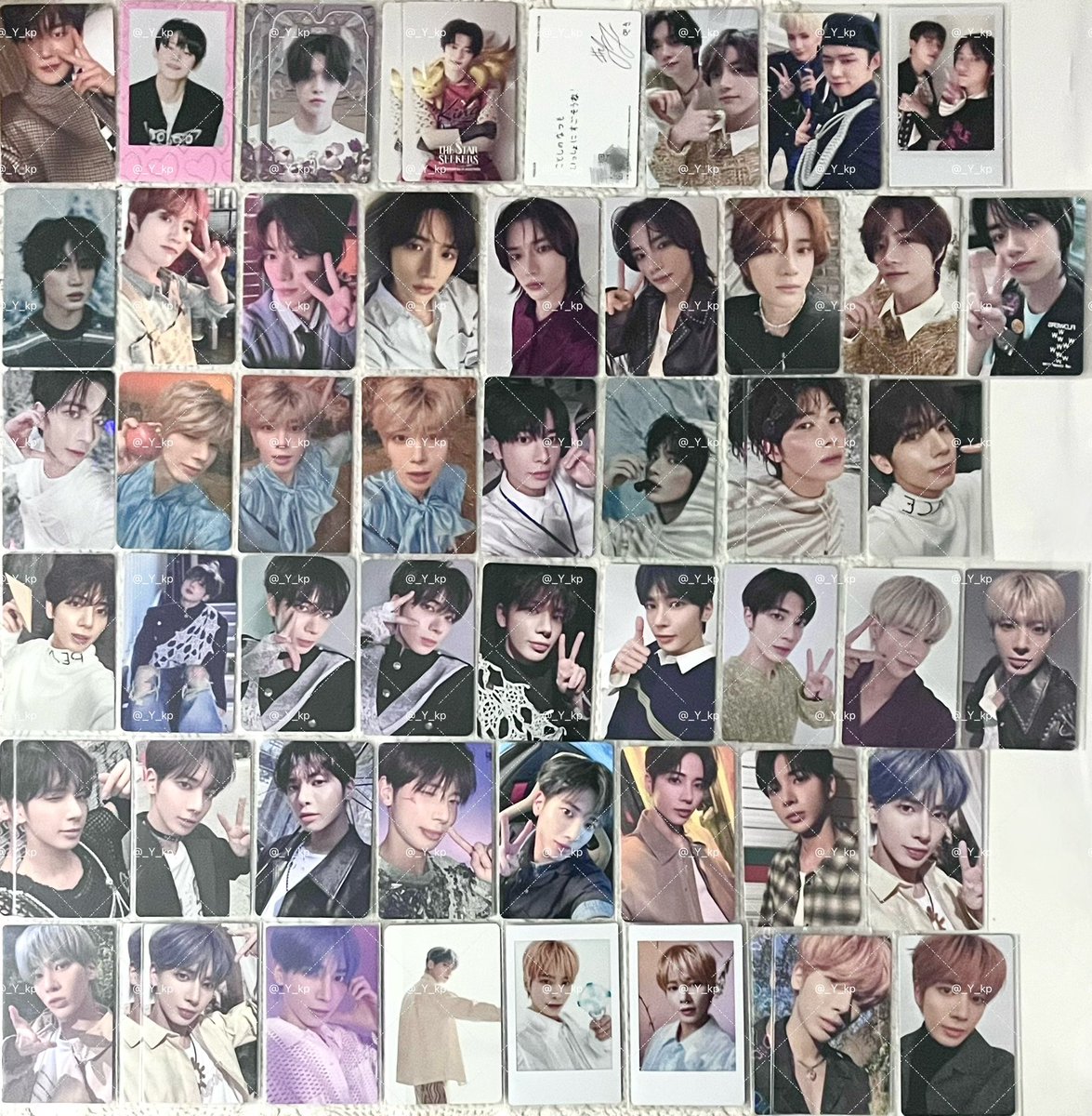 _Y_kp's tweet photo. @0 【他グル 交換】 TOMORROW X TOGETHER TXT トレカ 特典 ラキドロ

譲 : 画像1~3
求 : ALD1 アンシン/サンヒョン , 新世界 YUMA >>> ENHYPEN ジョンウォン , &amp;TEAM JO >>> 買取

⚠️ポスト投函NG
・レート考慮
・お断り♡のみ/検討中ブクマ/条件違い無反応

条件の合う方はお声掛けください🐱 https://t.co/bXpENGg4md