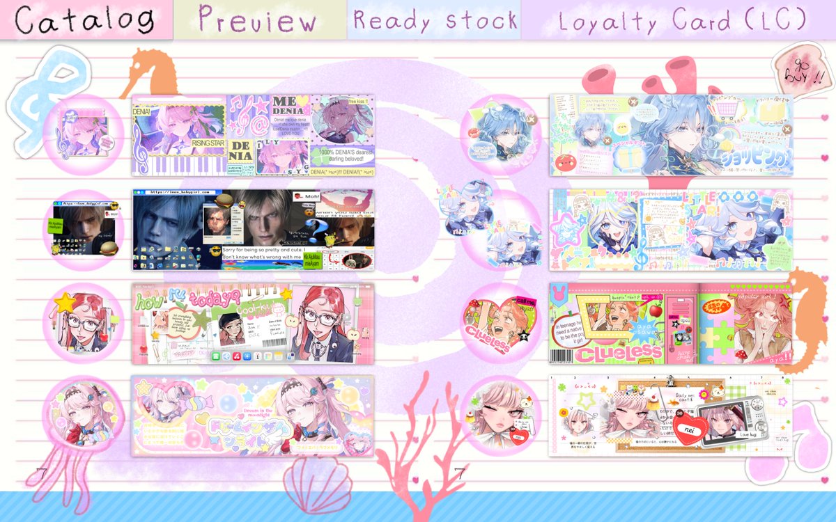 iEatLohen's tweet photo. 𝜗ৎ any rt will be appreciated!

G. EVENING OLL !! 💬
izo hari ini ada GIVEAWAY 1 layout by request bebas untuk 1 orang winner karena hari ini special kak "ANON" berulang tahun!! 🌟🤩 

Gas join oppa-tachi >_☆!! Untuk rules bisa cek alt ya 🤍🪼

 #bealanja https://t.co/jpSSYyoXgh