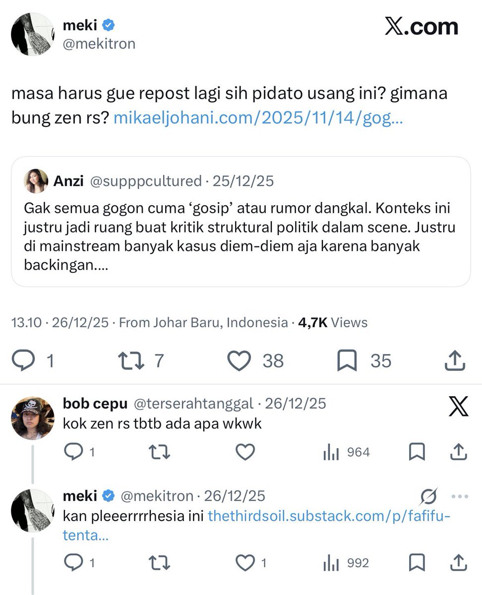 lowstoicjournal's tweet photo. Tidak ada yang lebih hina dari si @mekitron yang ngatain anak orang. Buktinya valid. Padahal udah dikasih tahu, gak ada rasa bersalahnya. Hina betul! https://t.co/M4fpbY1DjF
