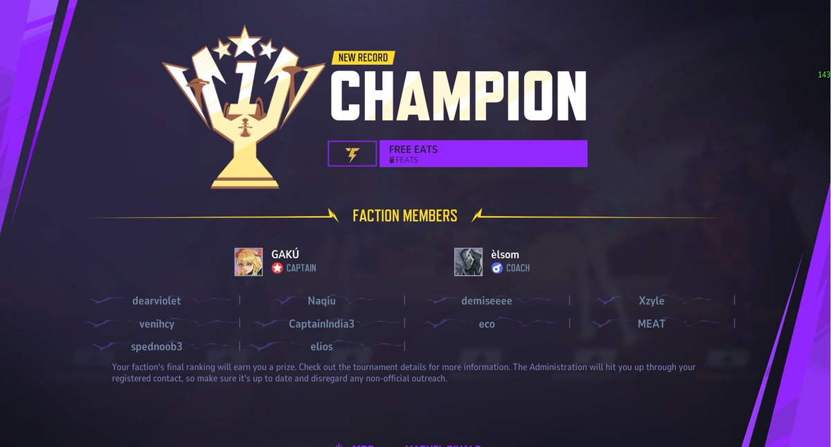 finalbossgaku's tweet photo. FEATS MRC S8 CHAMPS https://t.co/58b2xIgGA4