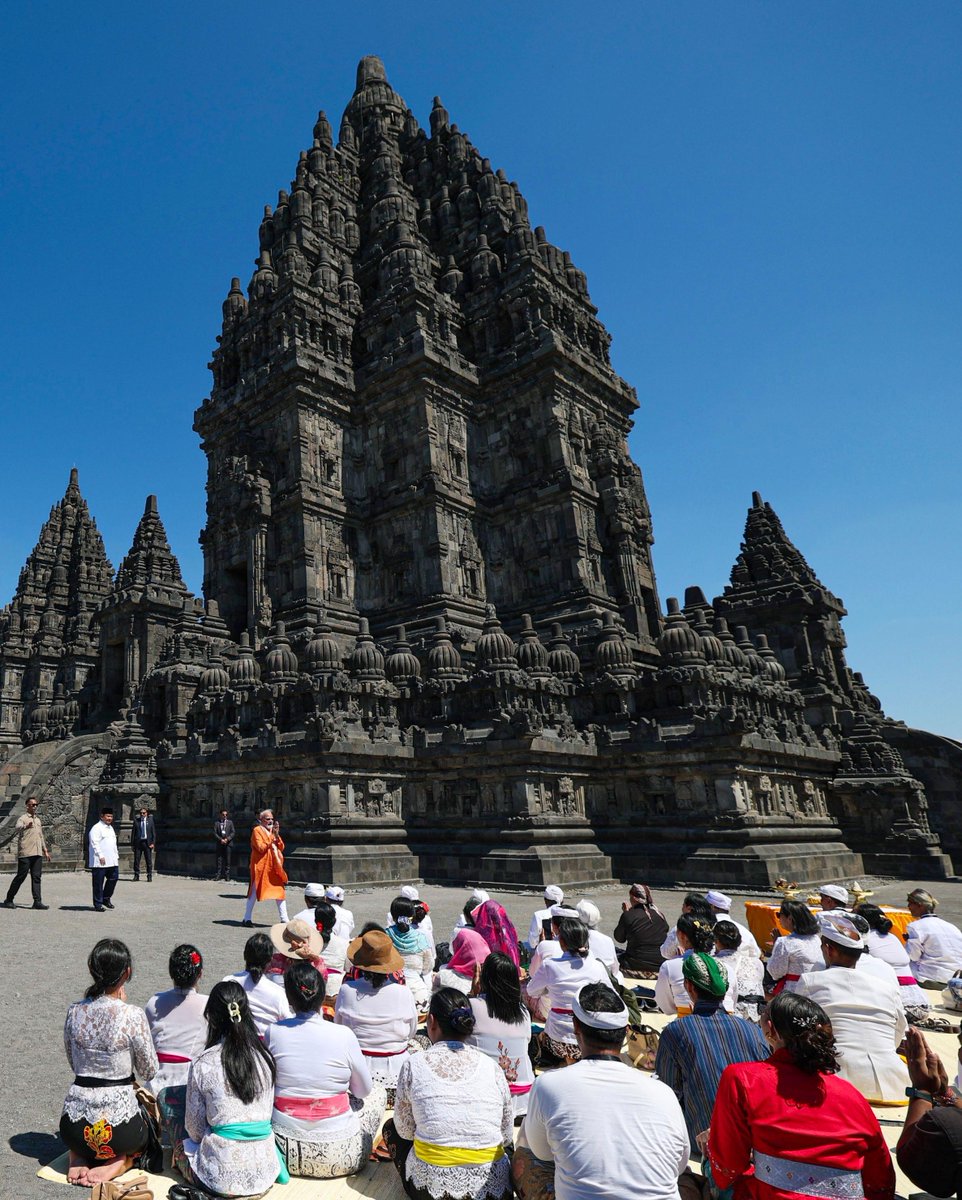 narendramodi's tweet photo. The magnificent Prambanan Temple stands as a timeless symbol of our cultural and spiritual links. Preserving such heritage is about safeguarding the traditions that continue to inspire generations.

India is privileged to partner with Indonesia in this important endeavour. As nations with deep cultural connections, India and Indonesia will continue to work together to celebrate our shared past while building an even stronger future.
