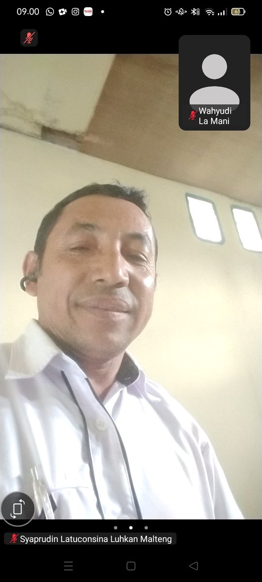 DConsina's tweet photo. Selasa 07/07/2026
Syaprudin Latuconsina Luhkan kab Maluku Tengah mengikuti Apel Pagi Lingkup Pegawai Satminkal BP3 Ambon.
#giatluhkansatminkalbp3ambon #luhkankabmalteng #websitebp3ambon #luhlapor @bppsdm_puslatkp @kkpgoid https://t.co/u5Yc7lSZMd