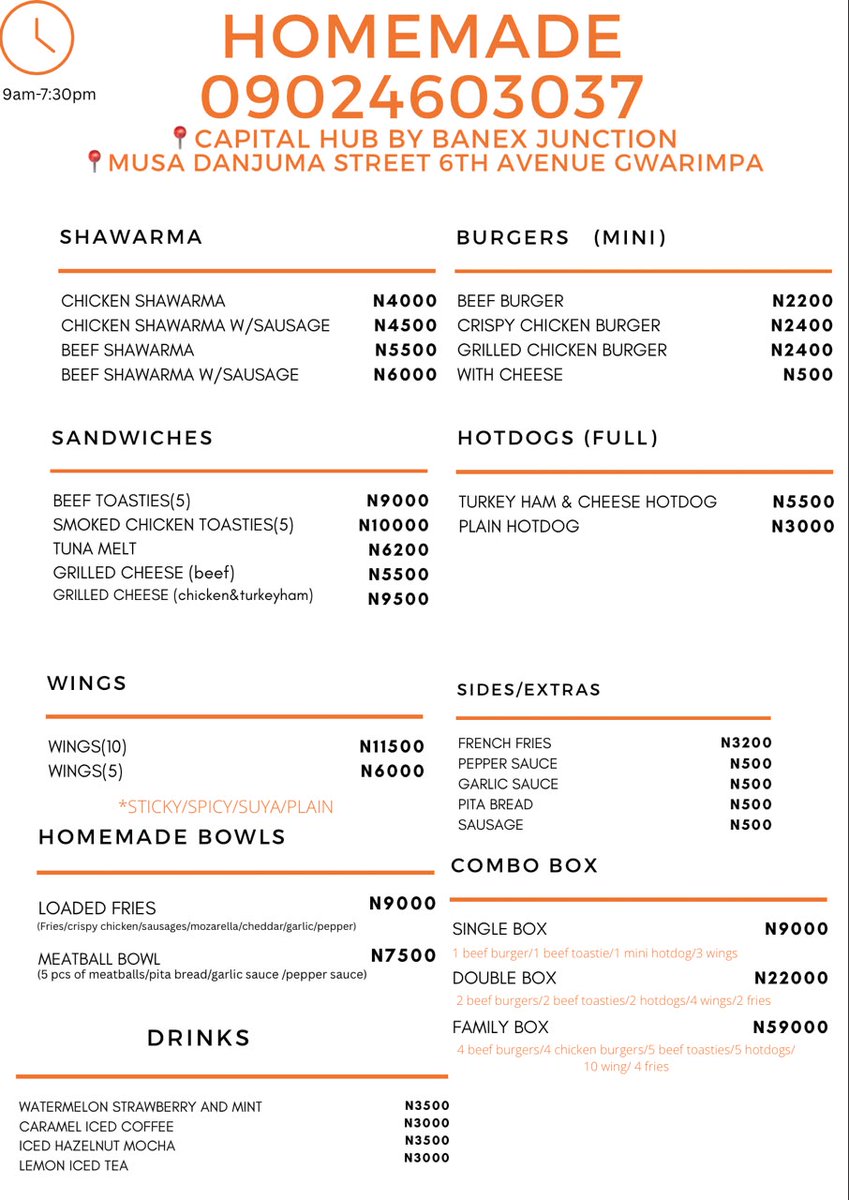 Home_Made__'s tweet photo. 📢 Menu Update!
Dear Valued Customer, We’ve updated our menu and prices to reflect the current cost of quality ingredients while continuing to serve you the same great taste you love. ❤️ Thank you for your understanding and continued support it truly means a lot to us. https://t.co/lZDhFyd3UF