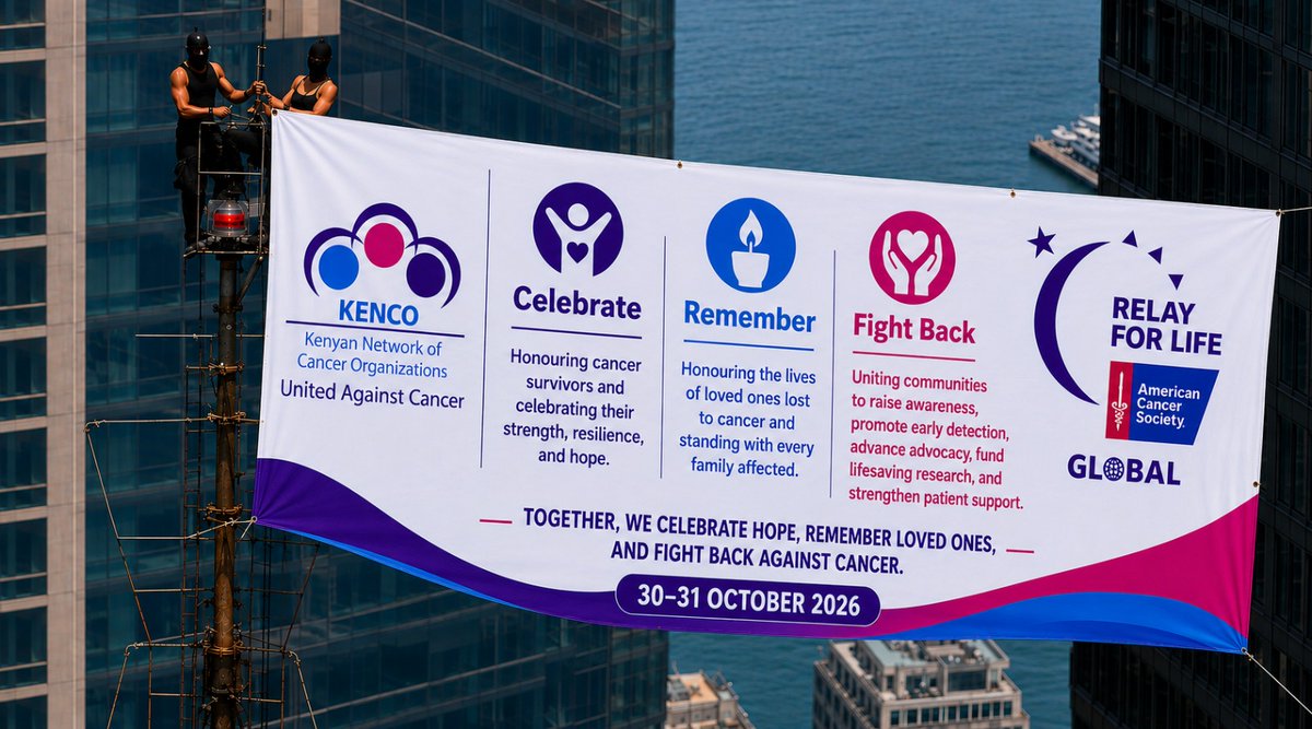 kenconetwork's tweet photo. Get in touch with us to learn how you can partner with Global Relay For Life Kenya 2026, taking place on 30–31 October 2026. Together, we can make a lasting impact in the fight against cancer.

Email: info@kenconetwork.org
Phone: 0799 400 875 https://t.co/s9ChHDs9OB