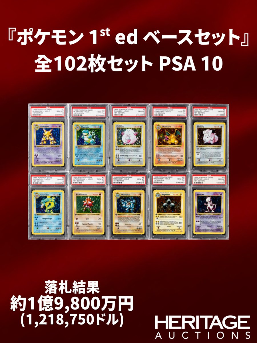 ヘリテージ・オークションズが2026年6月26日〜27日に開催した「Trading