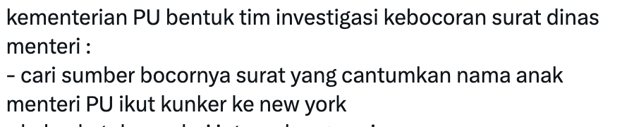 D1t07's tweet photo. @LambeSahamjja Apakah aSUrat Dinas Bersifat RAHASIA?
Surat Dinas dipake sebagai Kelengkapan untuk administrasi, spt Visa, Duit, Perijinan dan laen2.

Jadi BUKAN KEBOCORAN, memang itu kegunaan Surat Dinas 

Yang BOCOR Adalah OTAK Menterinya yg masukkan Istri &amp; Anak sebagai DELEGASI INDONESIA. https://t.co/os68bACCyV